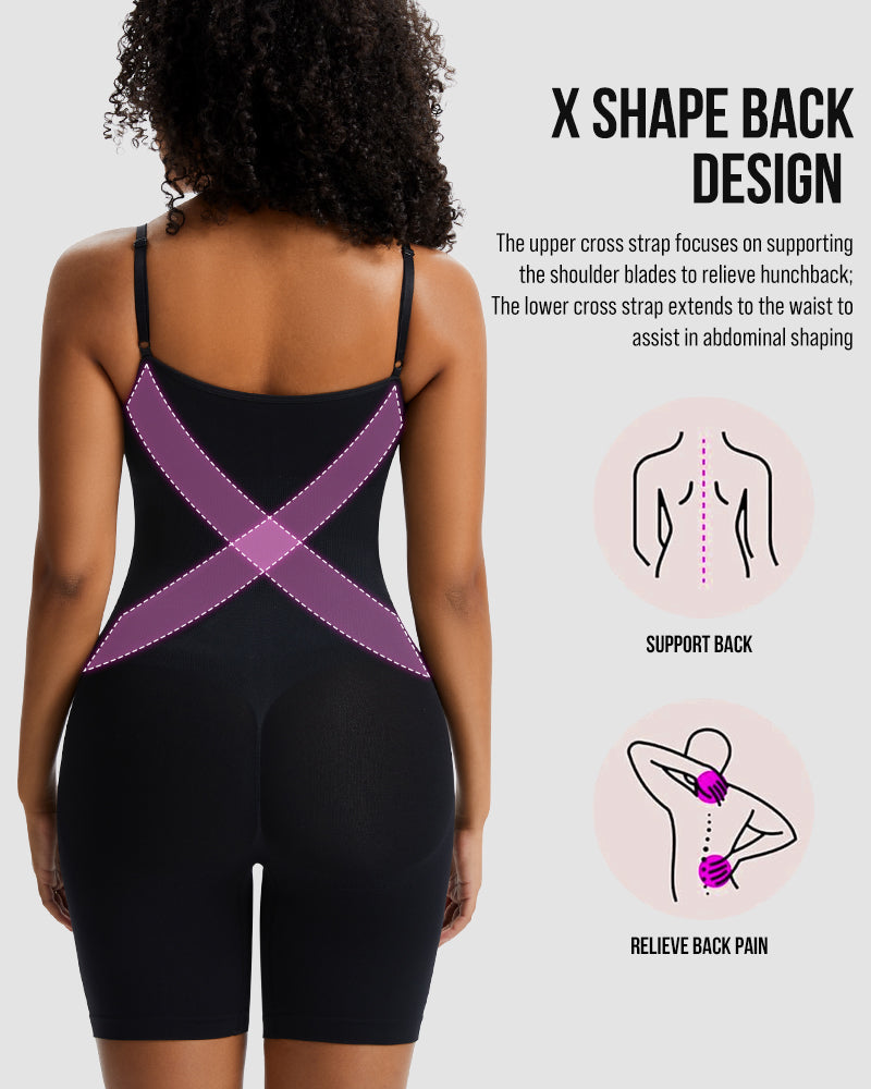 Seamless Double Compression Shaping Bodysuit