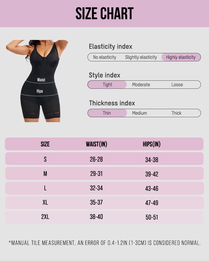 Tummy Control Butt Lifter Shaper with Zipper Crotch Fajas Colombianas